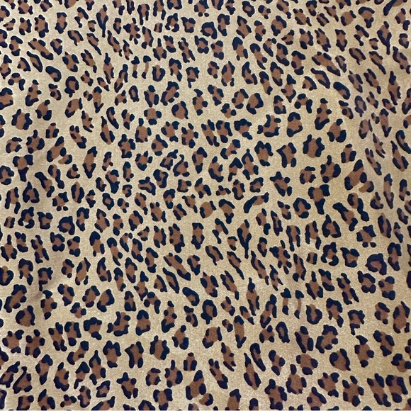 Vintage Glory Anne Pinkerton Cheetah Print Silk Beige Vest Women’s Size Large - Picture 10 of 16